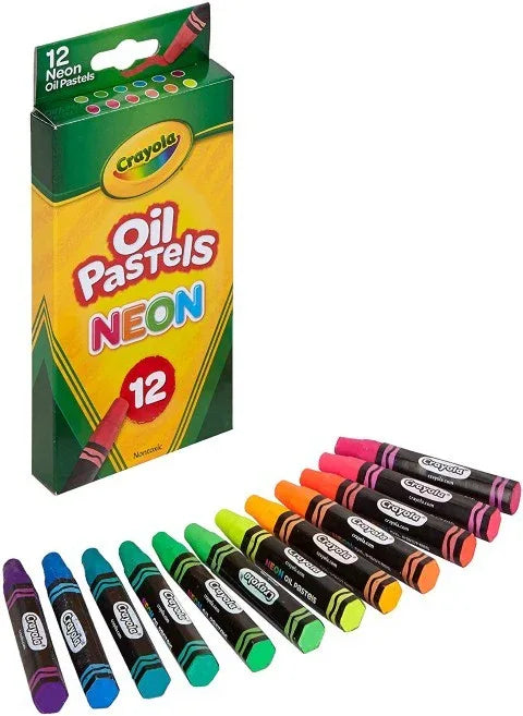 Crayola® Neon Oil Pastels 12 ct. (BIN52-4613)