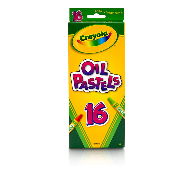 Crayola® Oil Pastels, 16 color set (BIN52-4616)