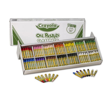 Crayola® Oil Pastels Classpack, 336 Count, 14 colors (BIN52-4629)