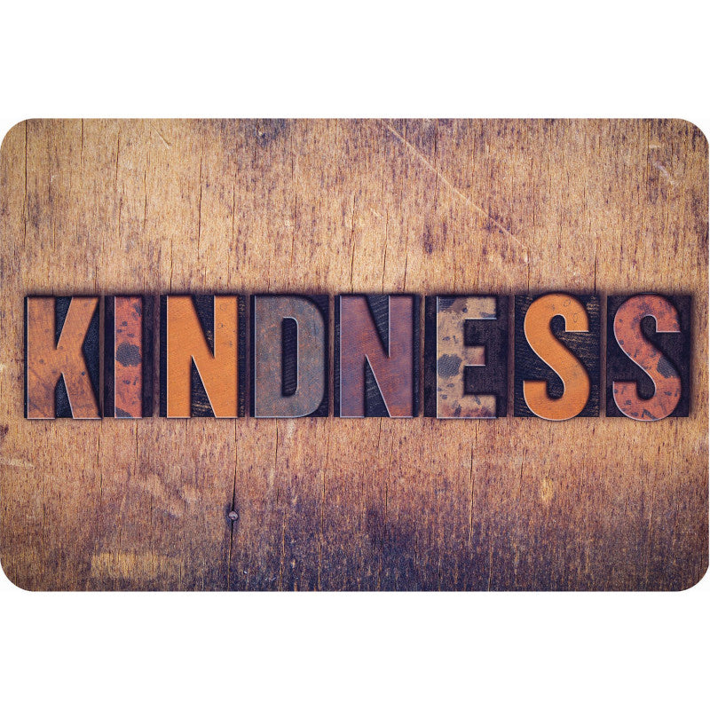 The Original Fun MatÂ® Computer Mouse Pad, 11.75x8 in, Kindness, Letterpress