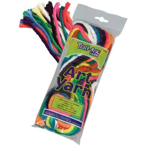 Pacon 10 Colors Art Yarn PAC-52600
