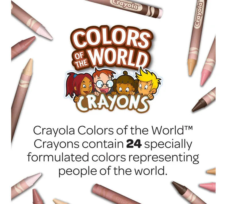 Crayola® Colors of the World Crayons Classpack, 480 crayons (BIN523456)