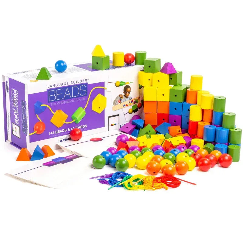 Language Builder&reg; Stringing Beads, Home Set of 144