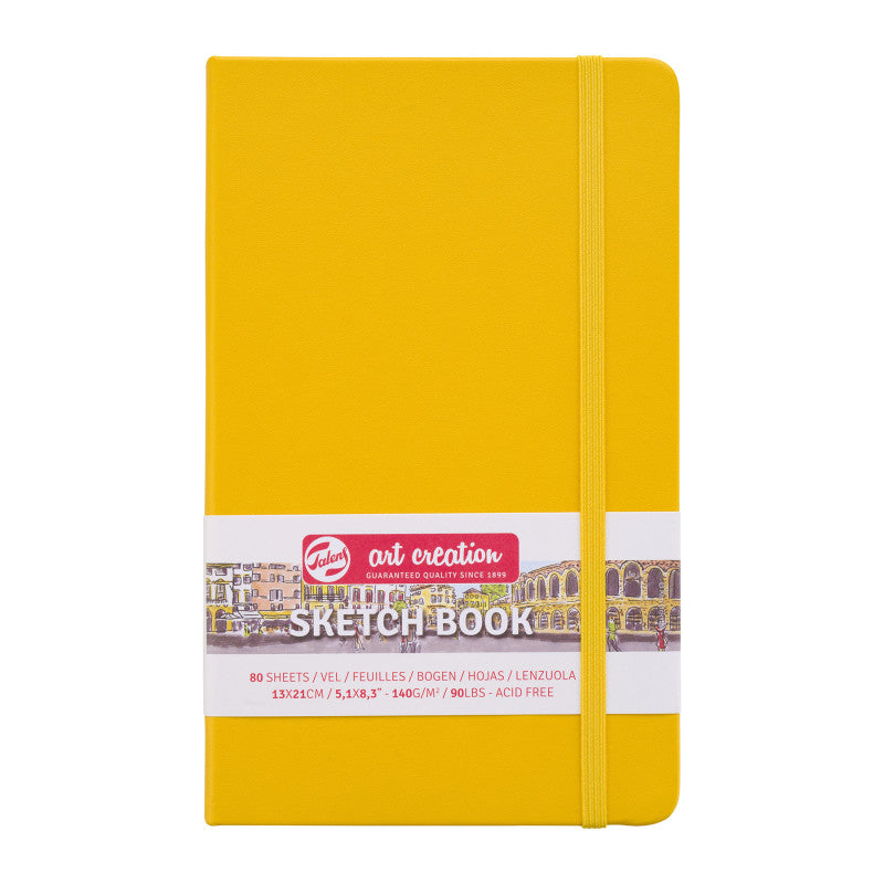 Sketchbook, 80 Sheets, 90lbs, Golden Yellow Cover, 5.1" x 8.3" 528c20fbe92ea802702f1fbb83b8f93f6e37c9b6