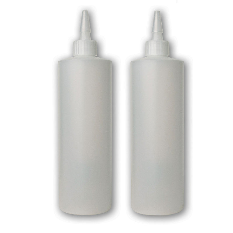 Plastic Squeeze Applicator Bottle, 16 oz, Pack of 2
