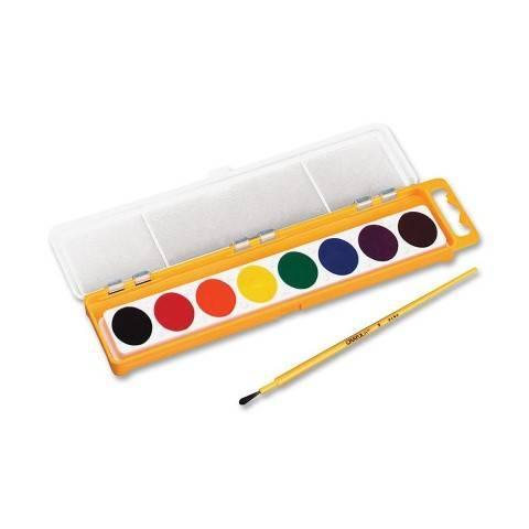 Crayola Washable Watercolors, 8 count with brush - BIN530525