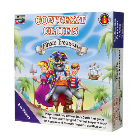 Context Clues Game Blue Level&mdash;Pirate Treasure Game