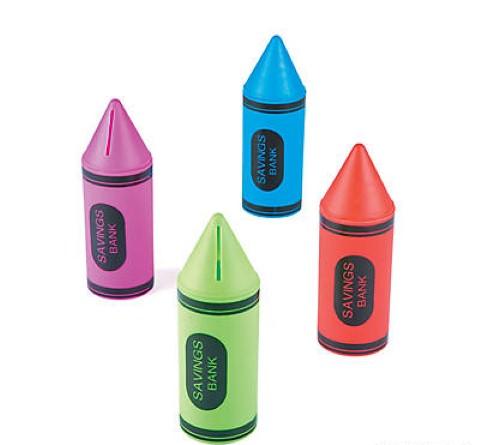 Crayon Banks - 6/pkg.(53221)