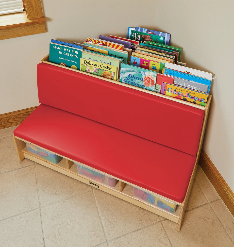 Jonti-Craft® Corner Literacy Nook - Red