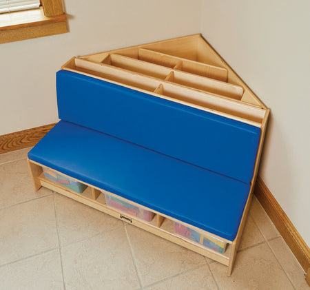 Jonti-Craft® Corner Literacy Nook - Blue