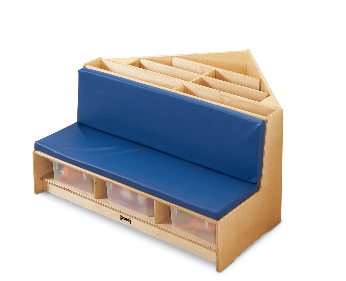 Jonti-Craft® Corner Literacy Nook - Blue