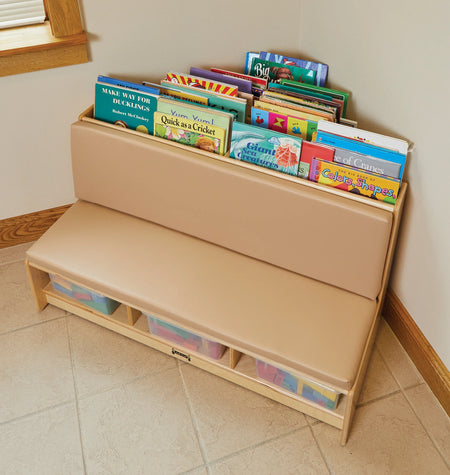 Jonti-Craft® Corner Literacy Nook - Wheat