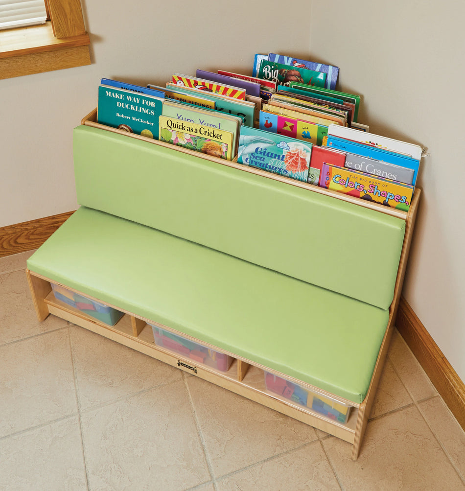 Jonti-Craft® Corner Literacy Nook - Key Lime
