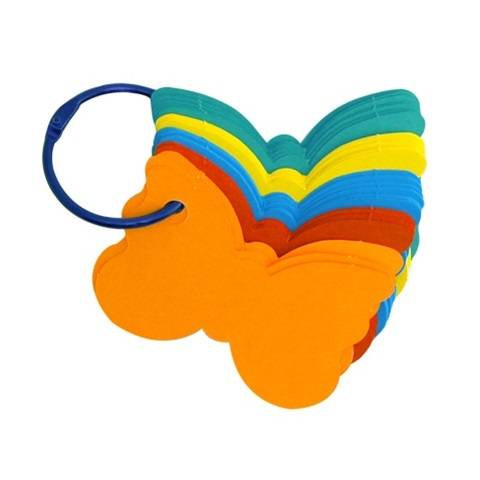 Hygloss Study Buddies Embellishment, Butterflies. Assorted Colors, 2 7/8" 100-Pack