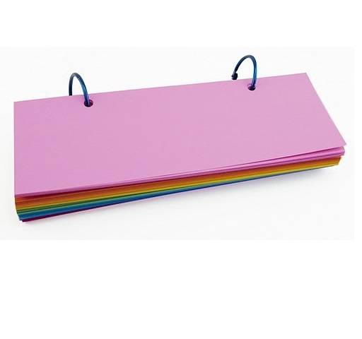 Hygloss Study Buddies Embellishment, 3" x 9" Rectangle Double Ringed 100-pack