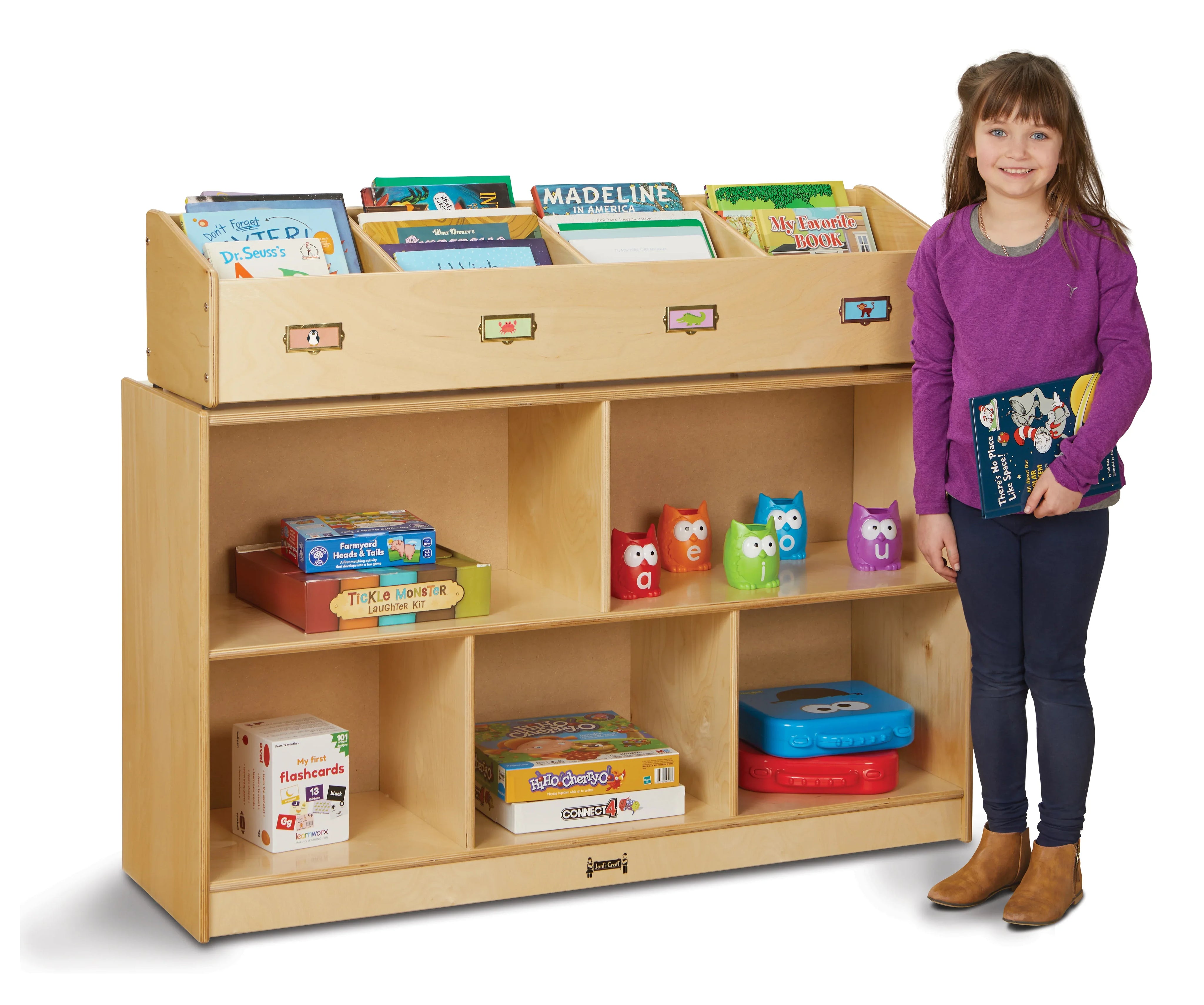 Jonti-Craft® Tabletop Book Browser - 4 Section