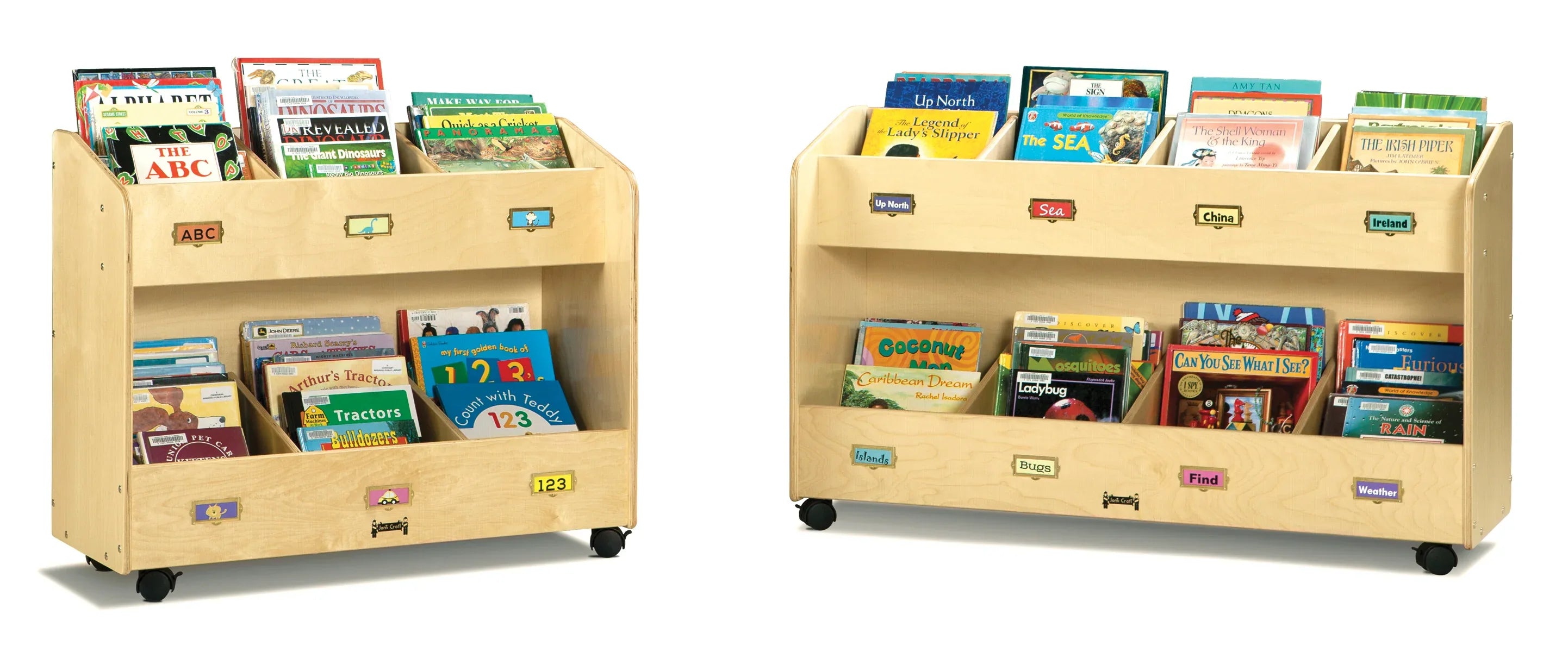 Jonti-Craft® Mobile 8-Section Book Organizer