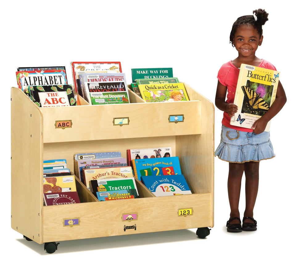 Jonti-Craft® Mobile 6-Section Book Organizer