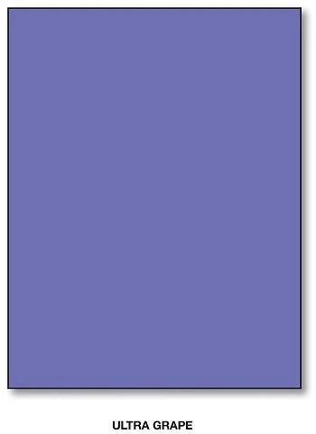 Bright Colors Cardstock Paper,Tagboard 65lb. 8.5 X 11 Inches - 250 Sheets Bright Purple