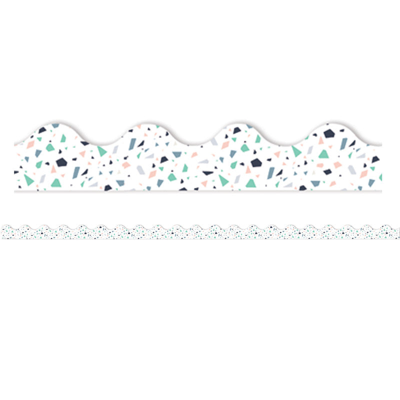 Simply Sassy White Terrazzo Deco Trim&reg;, 37 Feet