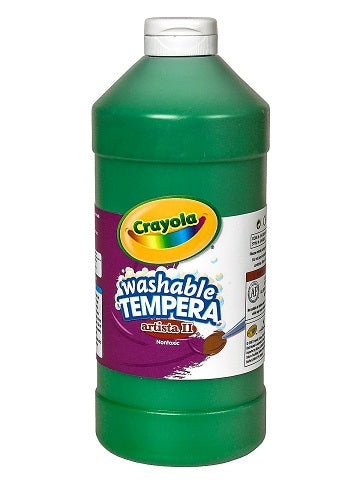 Crayola@ Artista II Washable Tempera Paint 32 oz. Green