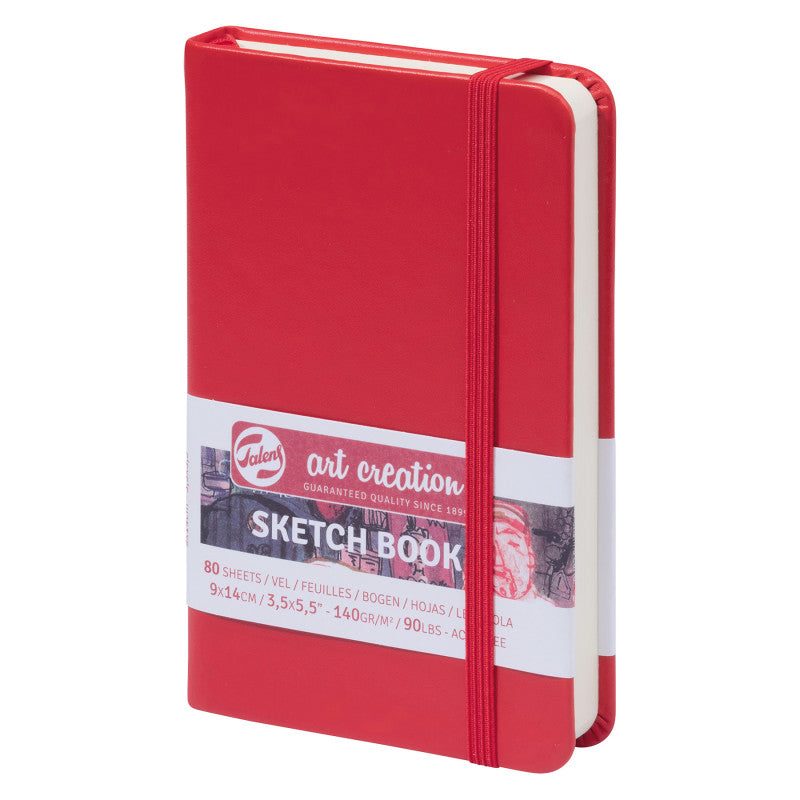 Sketchbook, 80 Sheets, 90lbs, Red Cover, 3.5" x 5.5" 5421b105bc01b8edcc01b484e48f8b1c7c14f4c1