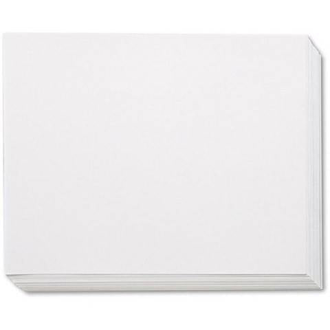 4-Ply Railroad Poster Board, 22" x 28", 25 Sheets White