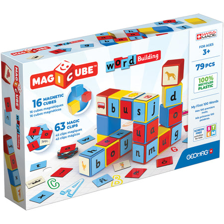 Magicube&trade; Word Building Set, Recycled, 79 Pieces