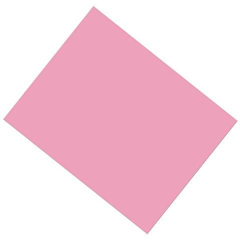 4-Ply Railroad Poster Board, 22" x 28", 25 Sheets Pink