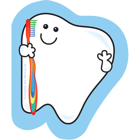 Tooth Mini Notepad, 3" x 3", 35 Sheets