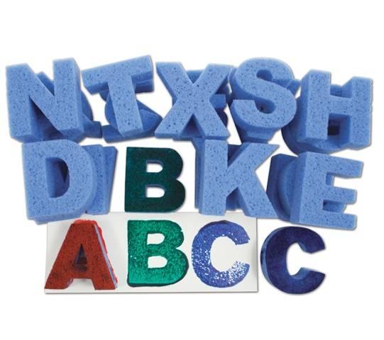 Roylco Super Value Capital Letters Sponges R55008