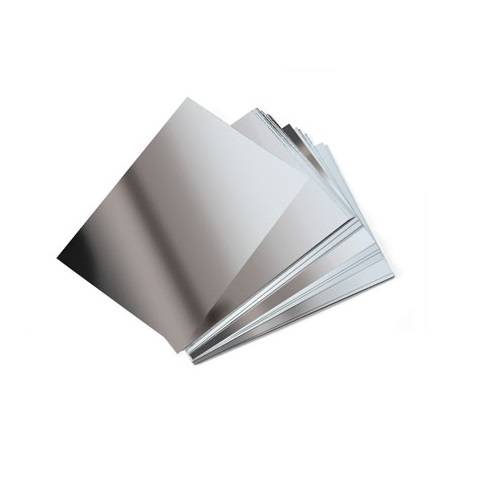 Hygloss 5" Matte Silver Paper Squares