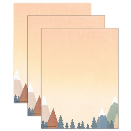 Moving Mountains Computer Paper, 8-1/2" x 11", 50 Sheets Per Pack, 3 Packs