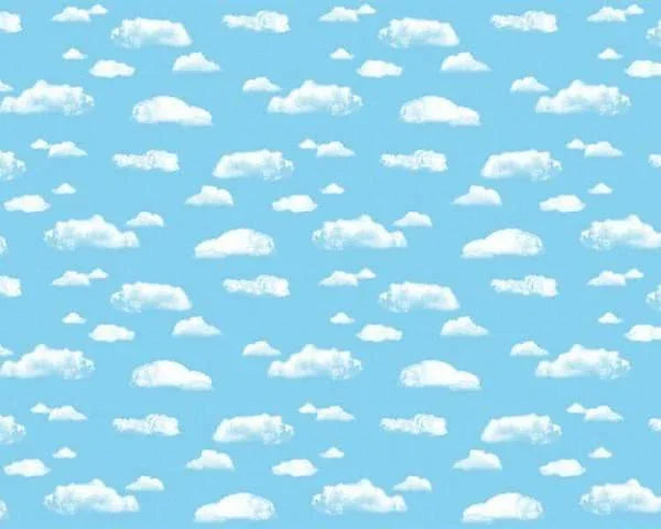 Pacon Fadeless Designs Bulletin Board Art Paper, 48" x 50-Feet, Clouds, 56465
