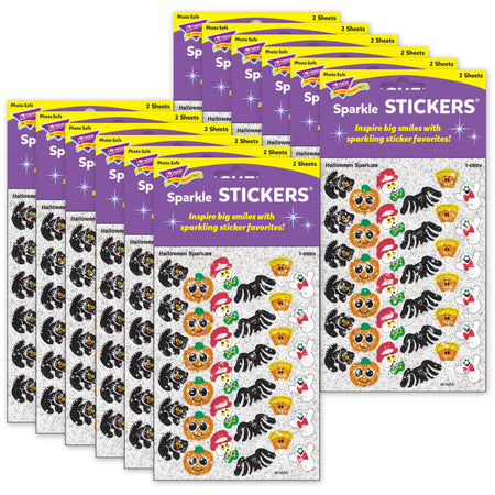Halloween Sparkles Sparkle Stickers&reg;, 72 Per Pack, 12 Packs