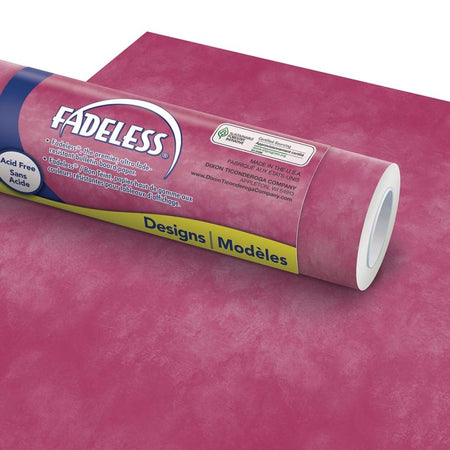 Pacon Fadeless Design Rolls Bulletin Board Art Paper, 48" x 50-Feet - Berry Color Wash - 56975