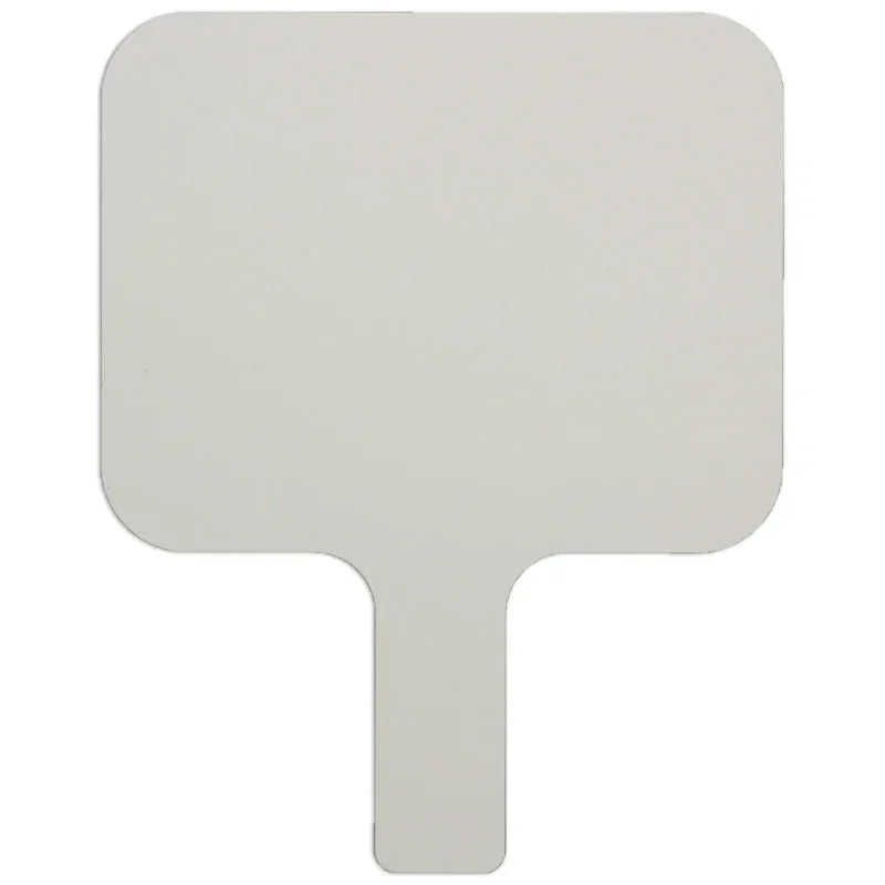 Single-Sided Rectangular Dry Erase Answer Paddle, 8" x 9.75", Single