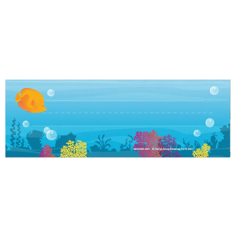 Seas the Day Tented Name Plates, Pack of 36
