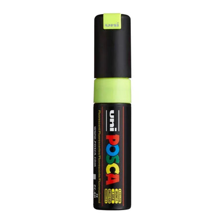 uni® POSCA PC-8K Water-Based Paint Markers, Broad Tip (8mm), Fluorescent Yellow