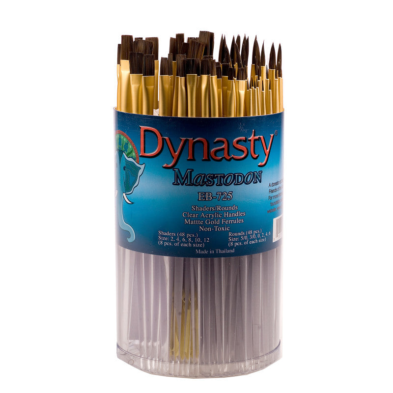 Mastodon Shader and Round Brush Canister, 96 Brushes
