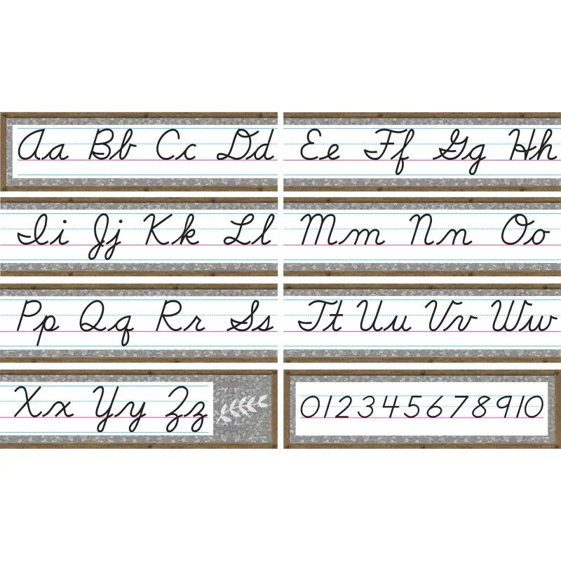 Home Sweet Classroom Cursive Mini Bulletin Board Set