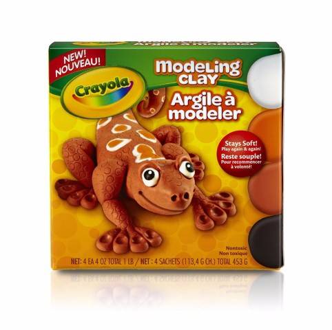 Crayola Assorted 4 Neutral Colors Modeling Clay 1 LB 57-0400