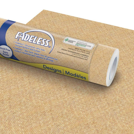 Pacon Fadeless Design Rolls Bulletin Board Art Paper, 48" x 50-Feet - Wicker - 57095