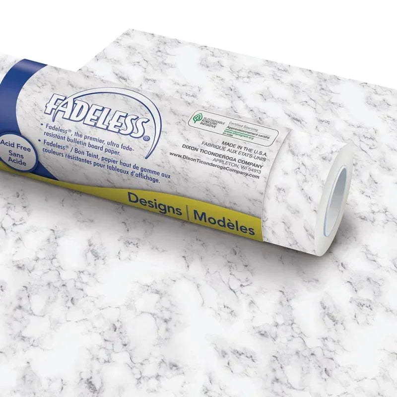 Pacon Fadeless Design Rolls Bulletin Board Art Paper, 48" x 50-Feet - Marble - 57115