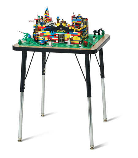 Jonti-Craft® Adjustable Building Table – Traditional Brick Compatible – 24-31"H