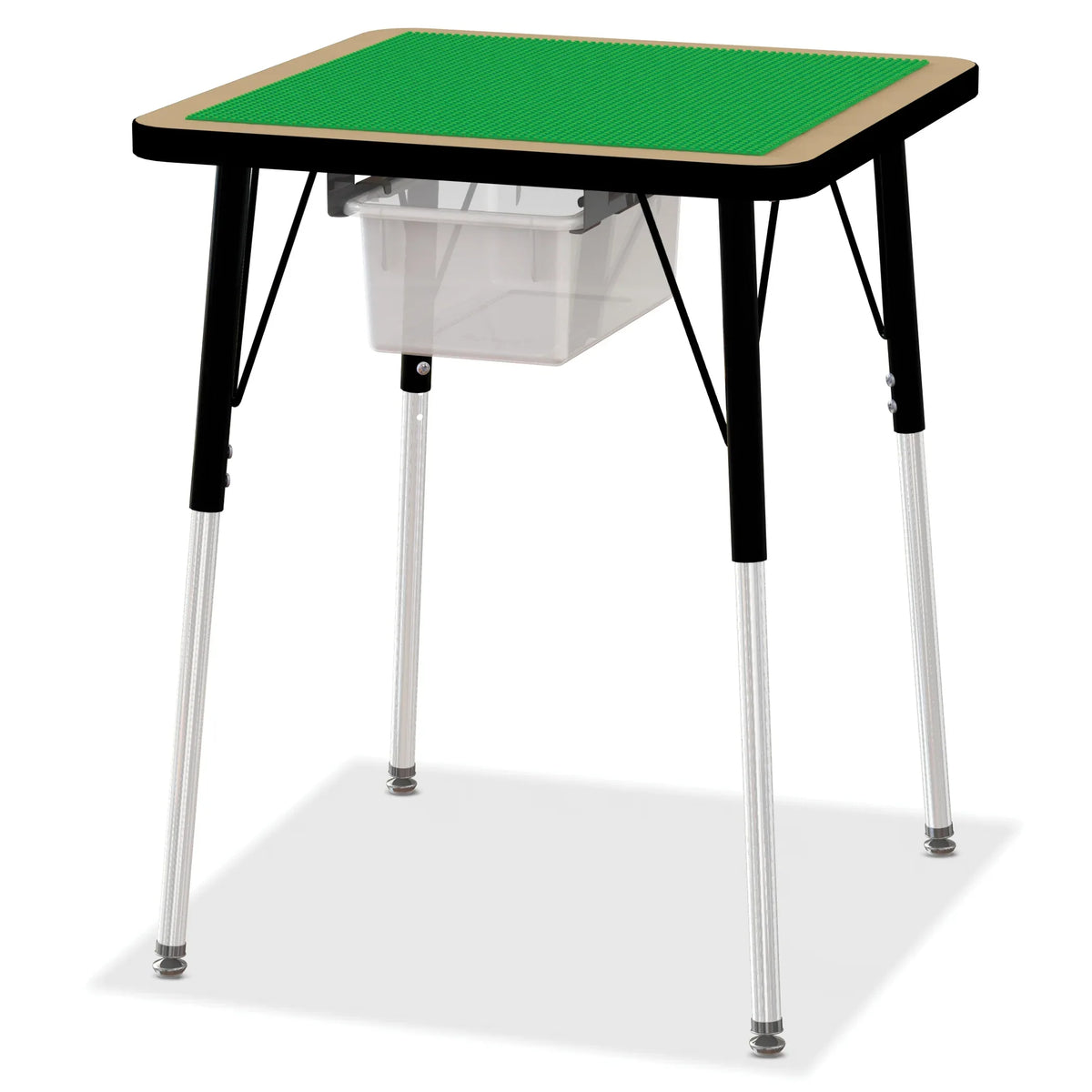 Jonti-Craft® Adjustable Building Table – Traditional Brick Compatible – 24-31"H