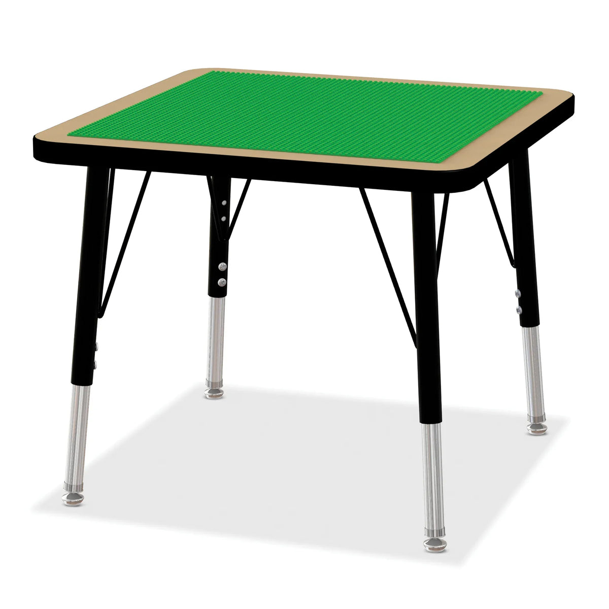 Jonti-Craft® Adjustable Building Table – Traditional Brick Compatible – 15-24"H
