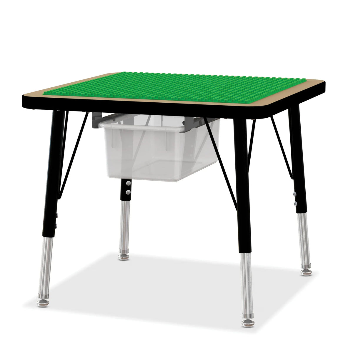 Jonti-Craft® Adjustable Building Table – Preschool Brick Compatible – 15-24"H
