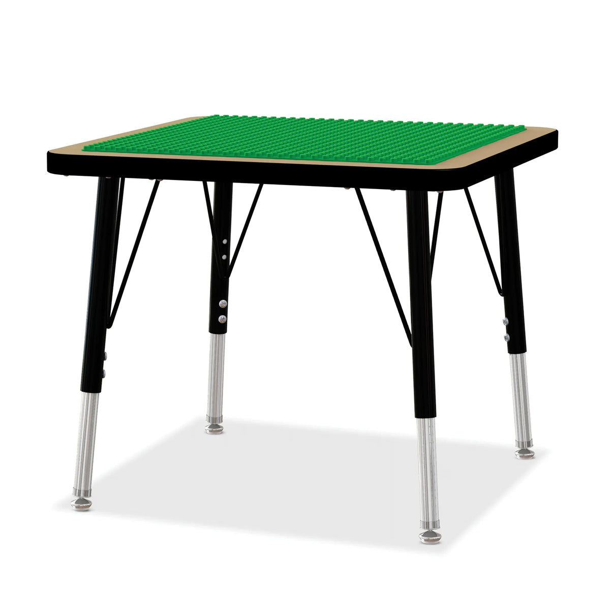 Jonti-Craft® Adjustable Building Table – Preschool Brick Compatible – 15-24"H