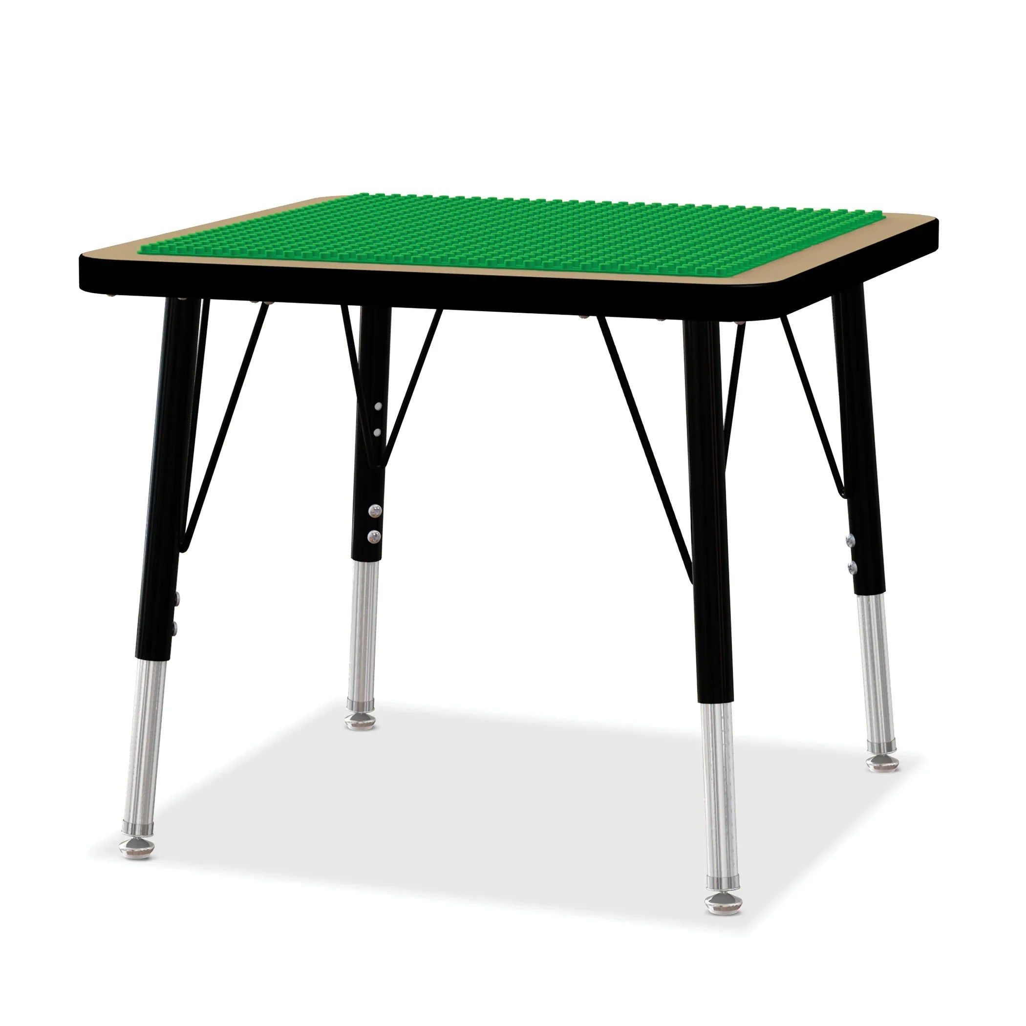 Jonti-Craft® Adjustable Building Table – Preschool Brick Compatible – 15-24"H
